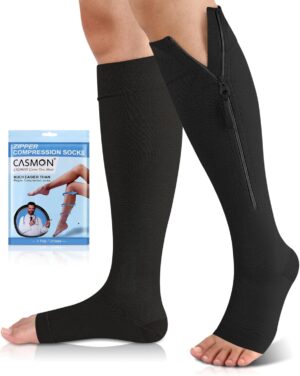 CASMON 15-20mmHg Zipper Compression...
