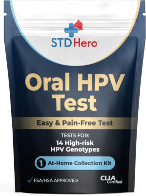 STD Hero Oral HPV Test Kit for Wome...