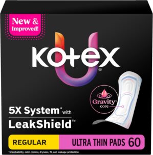 Kotex Ultra Thin Pads, Regular Abso...