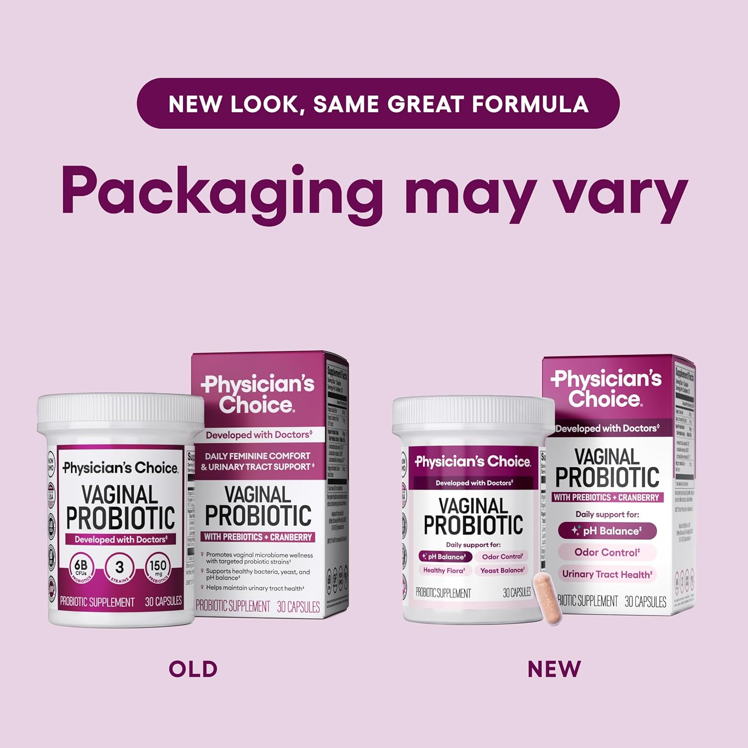 Physician's CHOICE Vaginal Probiotics for Women - pH Balance, Odor Control, Yeast Balance, Vaginal Flora & Feminine Health - 6B CFU with Organic Prebiotics and Cranberry Extract - 30 CT - Image 8