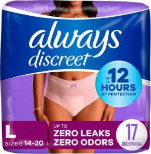 Always Discreet Adult Diapers for W...