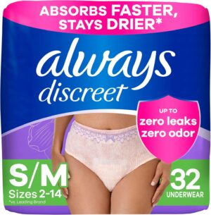 Always Discreet Adult Diapers for W...