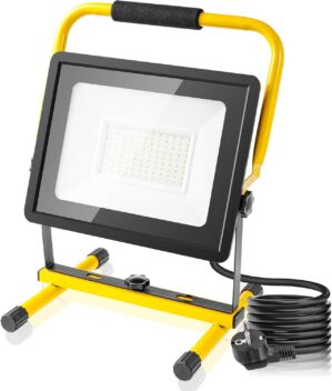 LED Baustrahler, 100W 10000LM Arbei...