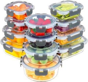 KUMD 24 Teile (12 Sets) Glas-Frisch...
