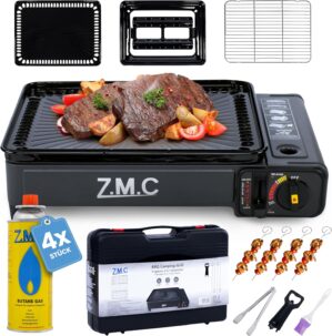 ZMC 2-in-1 tragbarer Campingkocher ...