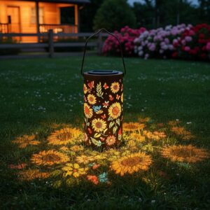 Farbenfrohe Sonnenblumen Solarleuch...