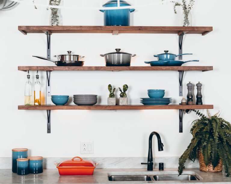 How to Style Open Kitchen Shelves Without Making Them Look Messy