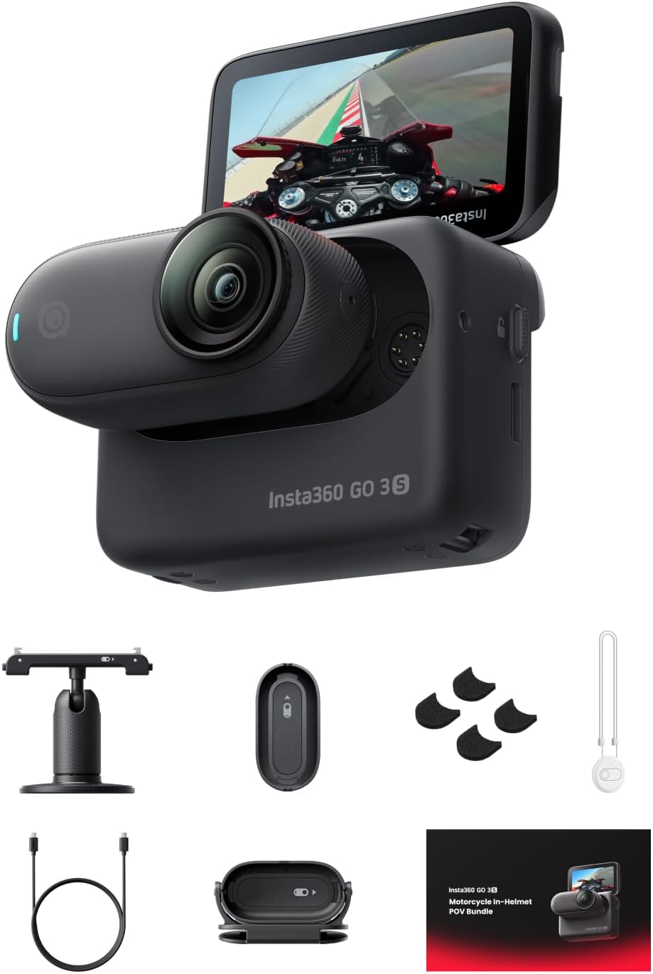 Insta360 GO 3S In-Helmet POV Bundle Review: Tiny 4K POV Camera