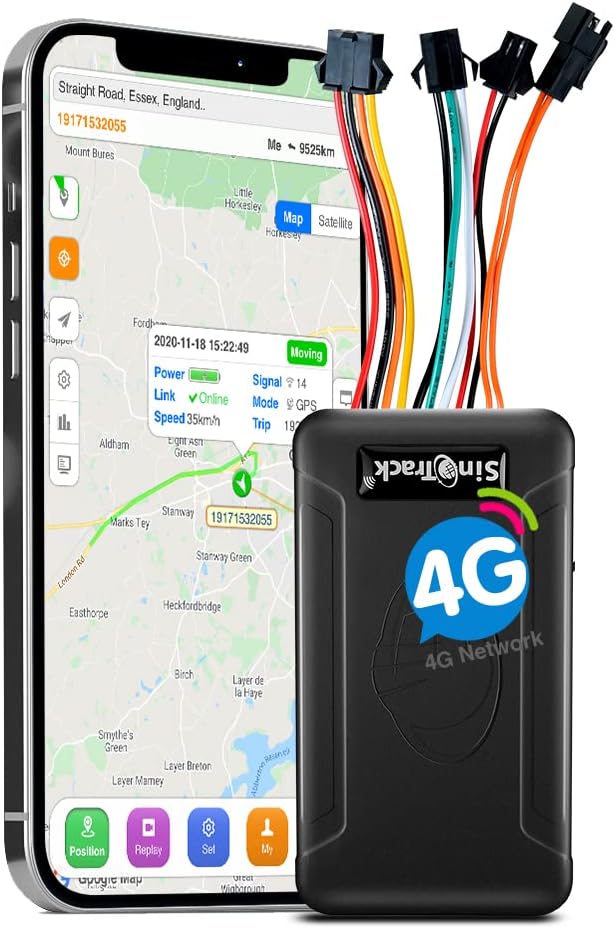 SinoTrack 4G GPS Tracker for Vehicles, ST-906L GPS Tracker Locator Real-Time Location Tracking Device with Voice Monitor Car Motorcycle GPS Device for Truck Taxi with No Monthly fee Platform Review