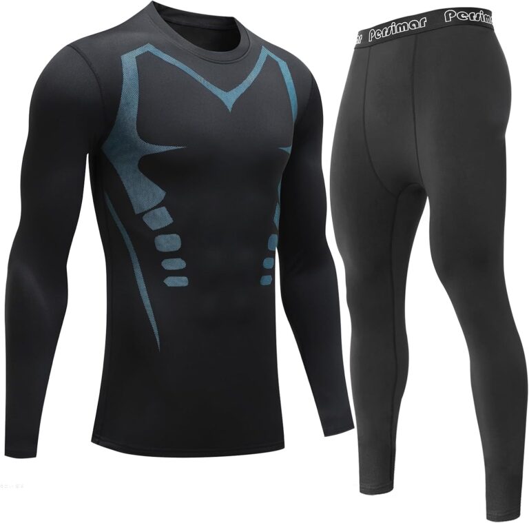 Upgraded Thermal Underwear for Men Long Johns Set for Cold Weather Base Layer Top & Bottom with Fleece Lined Review