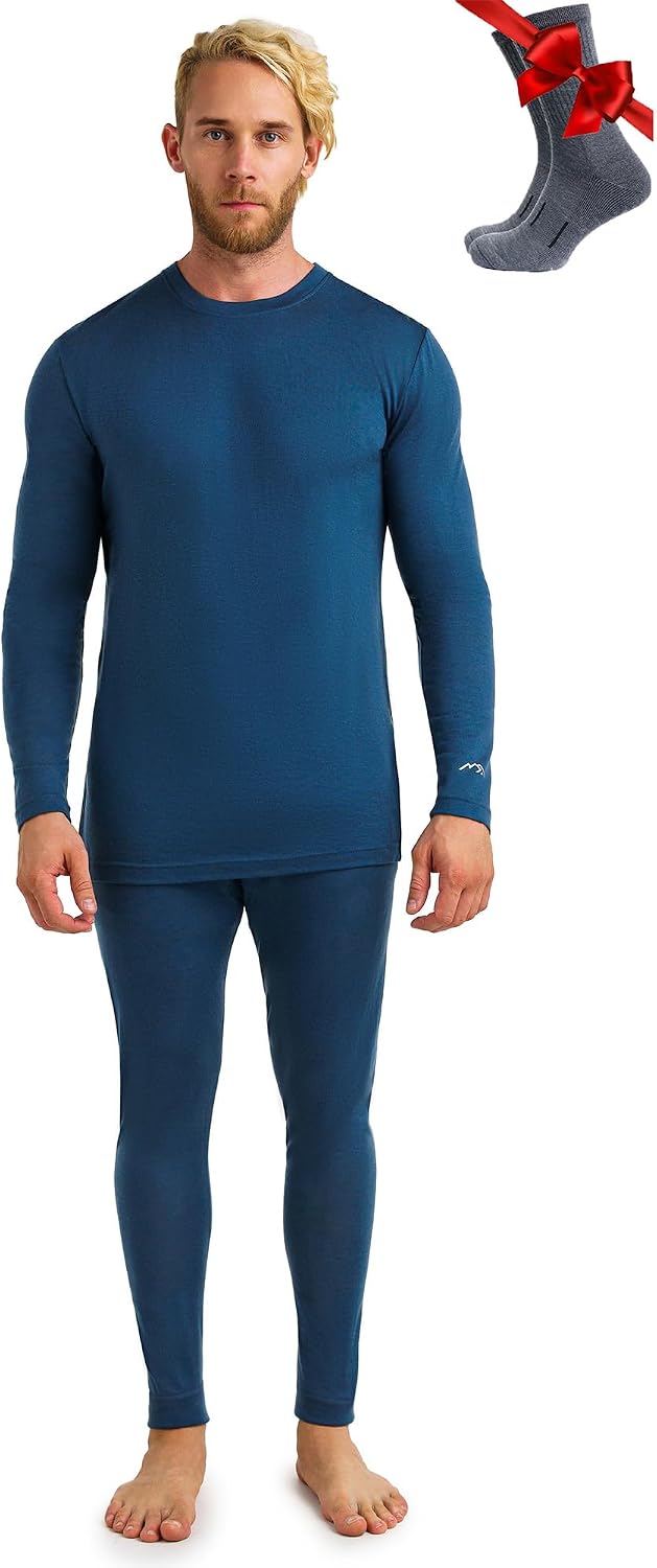 100% Merino Wool Base Layer Set Review: Thermal Long Johns