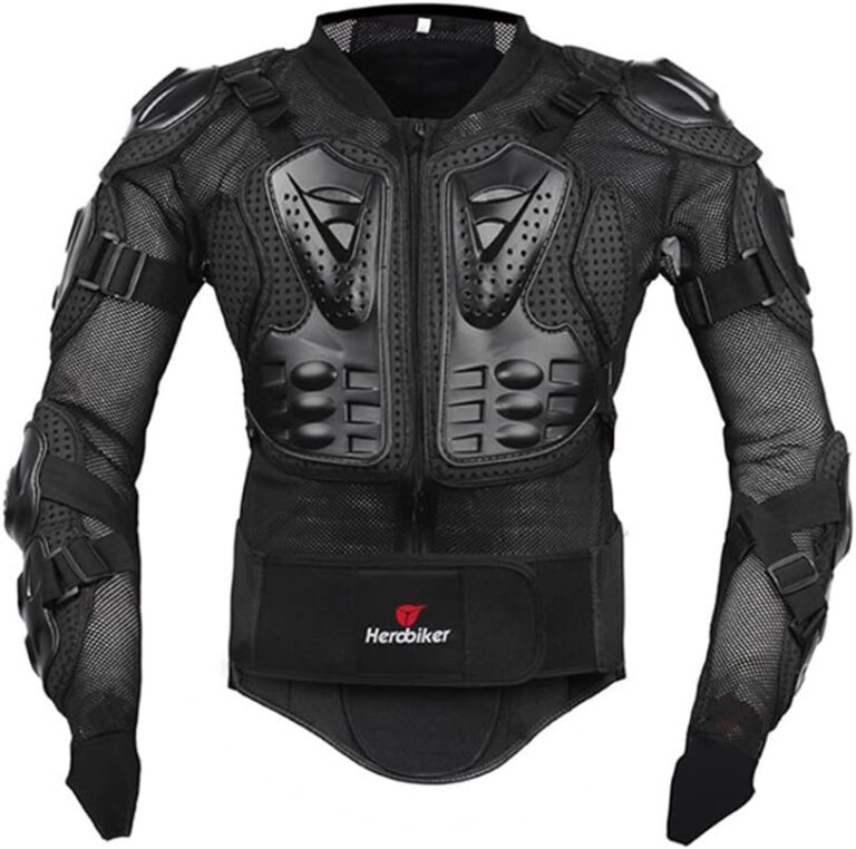 HEROBIKER Motorcycle Full Body Armor Jacket spine chest protection gear Motocross Motos Protector Motorcycle Jacket 2 Styles Review