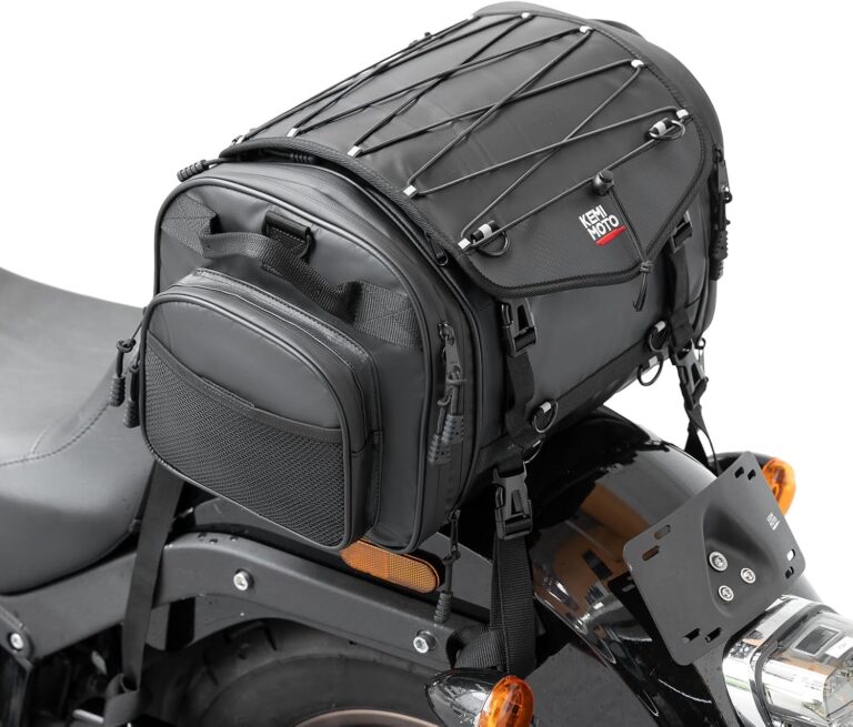 KEMIMOTO Tail Bag Review: Expandable 24-32L Waterproof Luggage