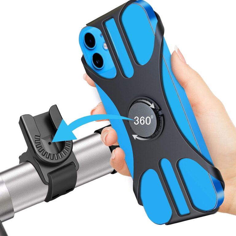 Detachable Bike Phone Holder, Universal Bicycle Motorcycle Cell Phone Mount, 360° Rotatable Adjustable Bike Phone Mount Compatible for 4″ to 6.7″ Smartphones Review