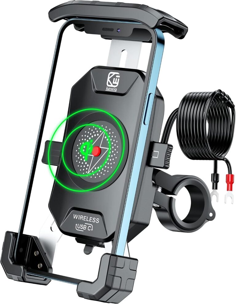 BRCOVAN Motorcycle Phone Mount Holder Review: 15W Qi & 20W USB‑C