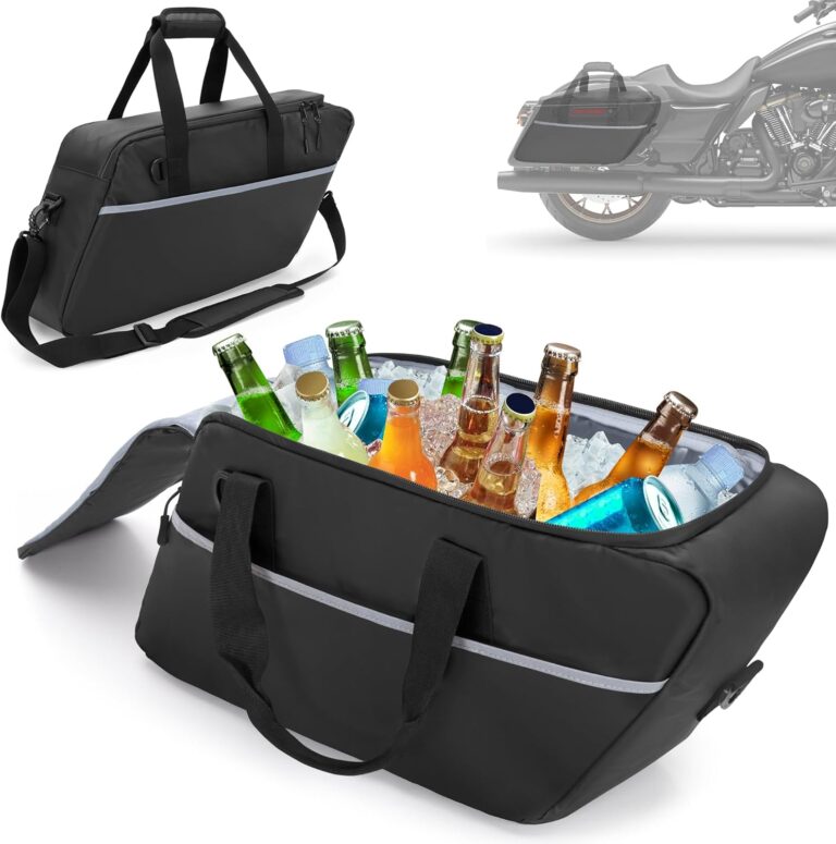 HODRANT Cooler Compatible with Harley Davidson 1993-2022 Touring Saddle | Leakproof Motorcycle Saddlebag Cooler, Insulated Saddle Organizer Insert Cooler, Waterproof Motorcycle Beverage Bag, 1 Bag Review