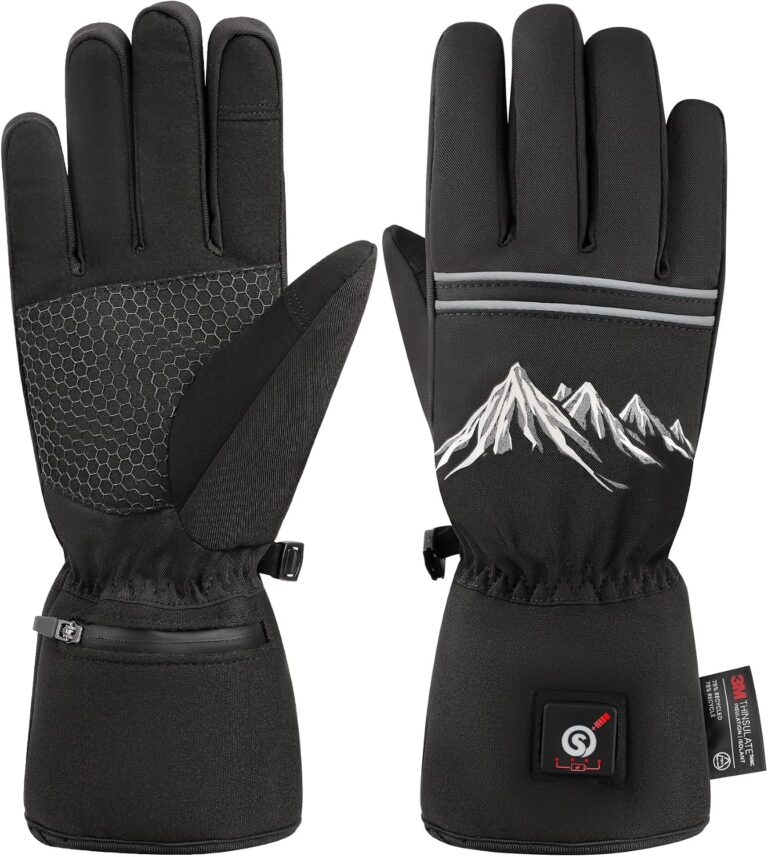 SAVIOR HEAT Rechargeable Heated Gloves for Men & Women – 3M Thinsulate Warmth Winter Electric Glove with Long Battery Life (Up to 10 Hours), Waterproof Heated Gloves for Cold Weather Hiking, Driving Review