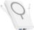Magsafe Powerbank 10000 mAh, kabellose magnetische Powerbank, schnelles Aufladen mit LED-Anzeige und USB-C-Ladekabel, externer Akku für iPhone 17/16/15/14/13/12 Pro Max/Pro/Plus (weiß)