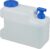 Relaxdays, Wasserkanister mit Wasserhahn, Weithals-Schraubverschluss, Camping-Trinkwasserkanister, 12 bis 25 Liter Tank, BPA-frei, weiß