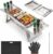 Kleiner tragbarer Camping-Holzkohlegrill, Mini-Tischgrill aus Holzkohle mit 4-stufiger Hitzeeinstellung, Reise-Klappgrill für Outdoor, Camping, Garten, Picknick, Strand und Party-Grill