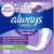 Always Panty Liners for Women Anti-Bunch Xtra Protection Daily Liners, Long, Unscented, 108 Count